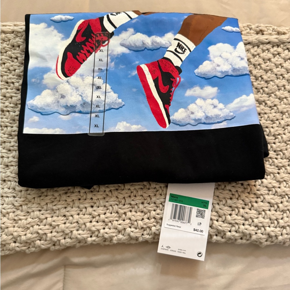 Nike Black T-Shirt with Red 1’s **NEW